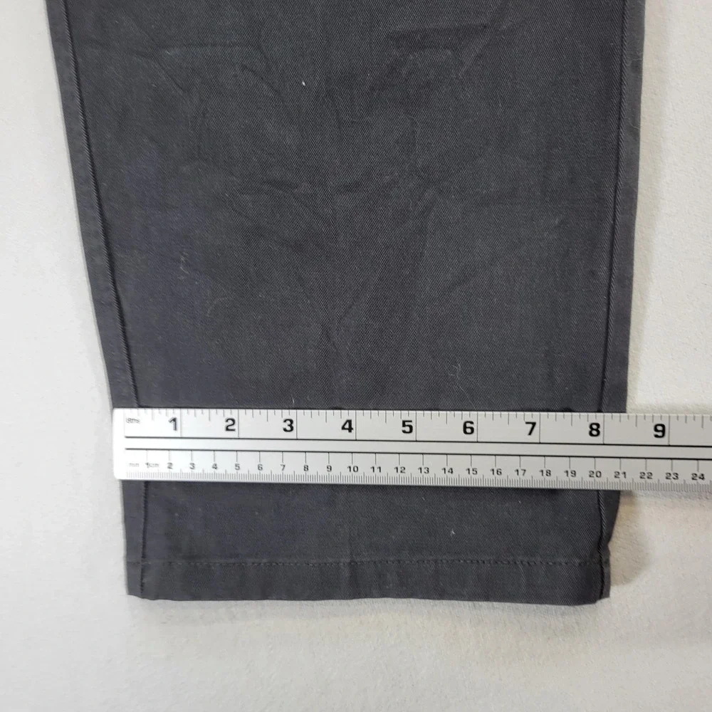 Dockers Chino Pants Mens 38x29 Charcoal Gray Straight Smart 360 Flex Stretch - Picture 12 of 13